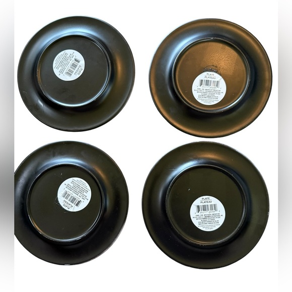 Colorful Sugar Skull appetizer Plates Set of 4 Halloween very colorful NWT - Picture 3 of 3